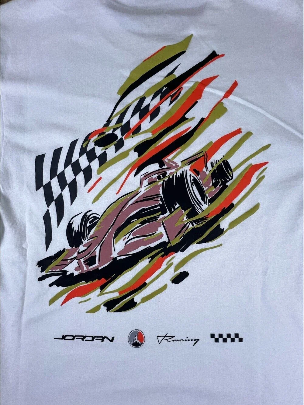 Jordan Racing Tyler Reddick Grand Prix T-Shirt New Size XS MJ 23 NWT 2 Sided